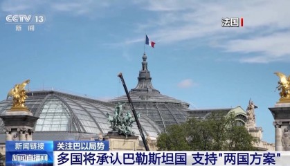 多国将承认巴勒斯坦国 支持“两国方案”