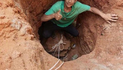 “陨石猎人”：在茂名挖出423公斤陨石；村民称此前不知有陨石，曾见有外人来果园