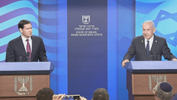 美国务卿与以总理会谈后举行新闻发布会，称必须“消灭”哈马斯