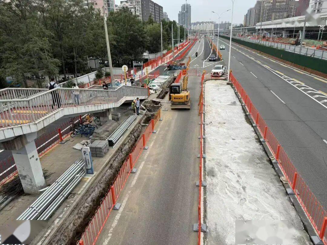 注意!安立路改造,龙德广场过街天桥坡道将拆除——