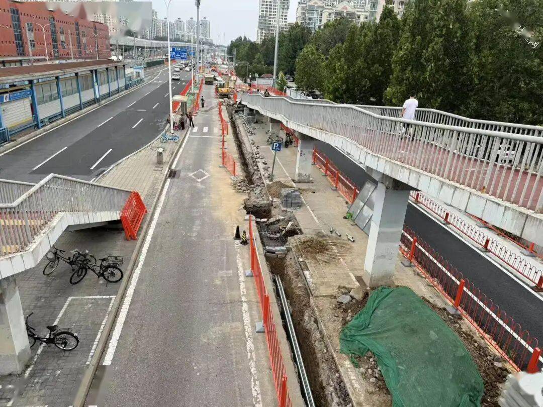 注意!安立路改造,龙德广场过街天桥坡道将拆除——